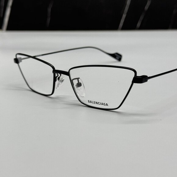 NEW BALENCIAGA BB0091O 001 CAT EYE BLACK WOMEN EYEGLASSES BALENCIAGA - Picture 6 of 9